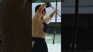 Japanese College Girl and the Zen of Archery. #kyudo  #martialarts