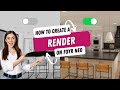 How to create REALISTIC RENDERS in Foyr Neo | Interior Design