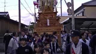 2013西条祭り　洲之内屋台　清水町周辺