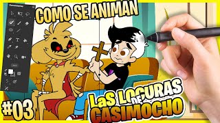 MIKECRACK EXE VIENE a VIVIR A LA CASA DECASIMOCHO!! 🤗- TUTORIAL  ANIMACION #03 (EMPEZAMOS A ANIMAR)