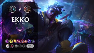 Ekko Mid vs Twisted Fate - KR Master Patch 14.8