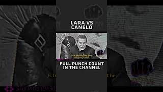Lara vs Canelo  (Landed punches count)