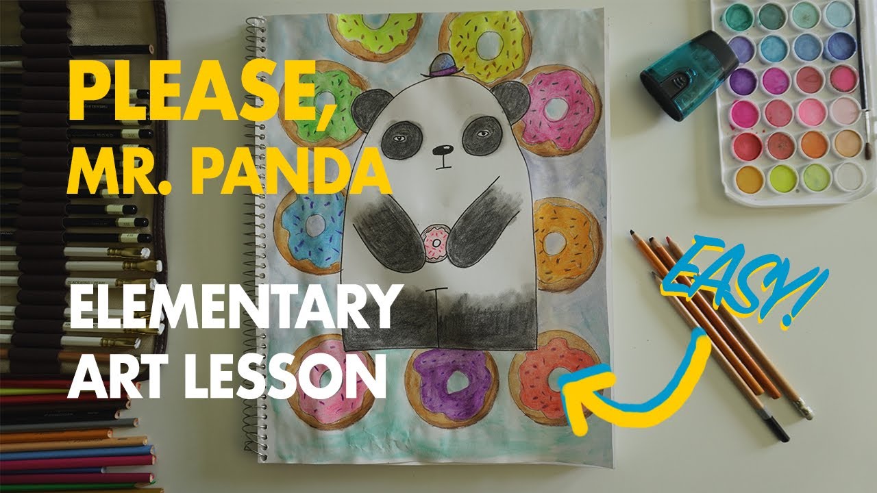 Steve Antony Please Mr Panda Art Lesson - YouTube