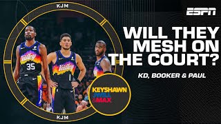 How will Kevin Durant, Devin Booker and Chris Paul work on the court? KJM breaks it down