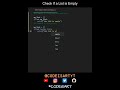 Check If a List is Empty in Python | Python Examples | Python Coding Tutorial | PythonCode Interview