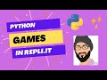🎲Python Games on Repli.it(Text encoder, rock paper scissors, tic tac toe)