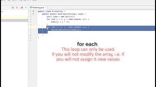 9. Java Arrays