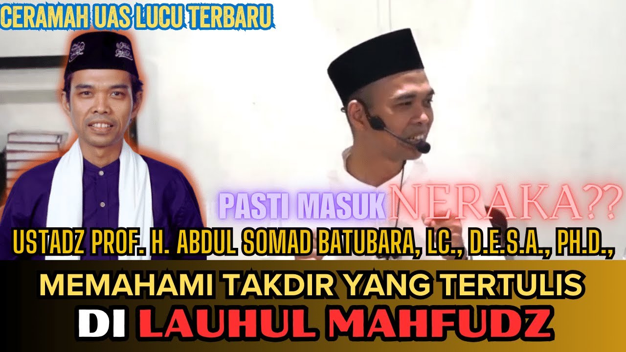 CERAMAH USTADZ ABDUL SOMAD TERBARU || CARA SEORANG HAMBA MEMAHAMI ...