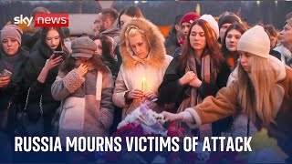 Moscow shooting: Russia mourns victims of attack