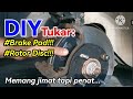 Diy Tukar brake pad original proton dan rotor disc proton persona replace brake shoe and rotor disc