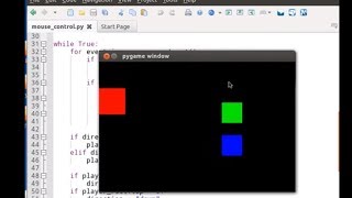 Lesson 4: Mouse / Touchscreen movement