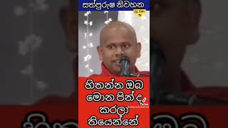 හිතන්න ඔබ මොන පින් ද කරලා තියෙන්නේ.welimada saddaseela theru.