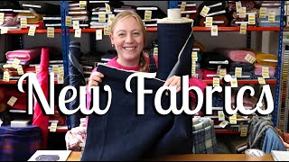 NEW FABRICS - Wool Coatings, Cotton Silk, Viscoses, Denim and more!