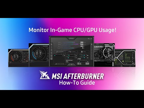 How To Monitor Your GPU & CPU In Game Using MSI Afterburner - YouTube