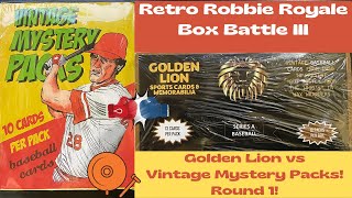 Retro Robbie Royale Box Battle III - Golden Lion vs Vintage Mystery Packs Box Battle! - Round 1!