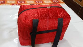 बहुत ही आसान और बड़ा ट्रैवल बैग बस एक कट से बनाएं/Just one cut and big Travel bag is ready/easy way