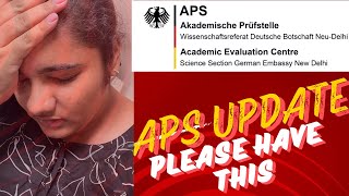 APS Certificate(Be Alert ‼️) || New Update || DigiLocker Fetching || Study In Germany 2024