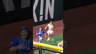 akiちゃん爆速！ 横浜チアvsホークスチア リレー対決 横浜DeNAベイスターズ 【第1戦】