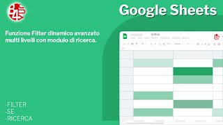 Google Fogli (Sheets) - Filtro Dinamico con modulo ricerca by Filter