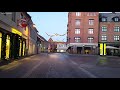 slowtv walking in lund skåne early in the morning on christmas day