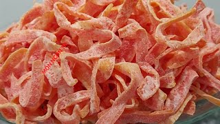 Mứt Cà Rốt ngon đẹp đón tết không dùng nước vôi trong