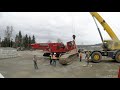 manitowoc mlc300 crawler crane breakdown transport assemble