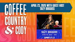 Coffee, Country & Cody: April 23, 2026 - Suzy Bogguss GUEST HOST