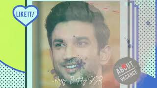 Sushant Singh Rajput birthday status||ssr birthday celebration video||Miss u ssr❣️❤️480p