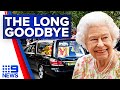 Tens of thousands gather to farewell Queen Elizabeth II in Scotland | 9 News Australia