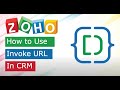 How to Invoke Url in Zoho Deluge