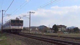 【HD1080p】JR山陽線　115系L-２２（広島更新色）　防府駅周辺通過