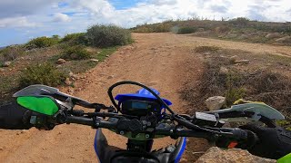 Yamaha WR250R on the Seaside Trail