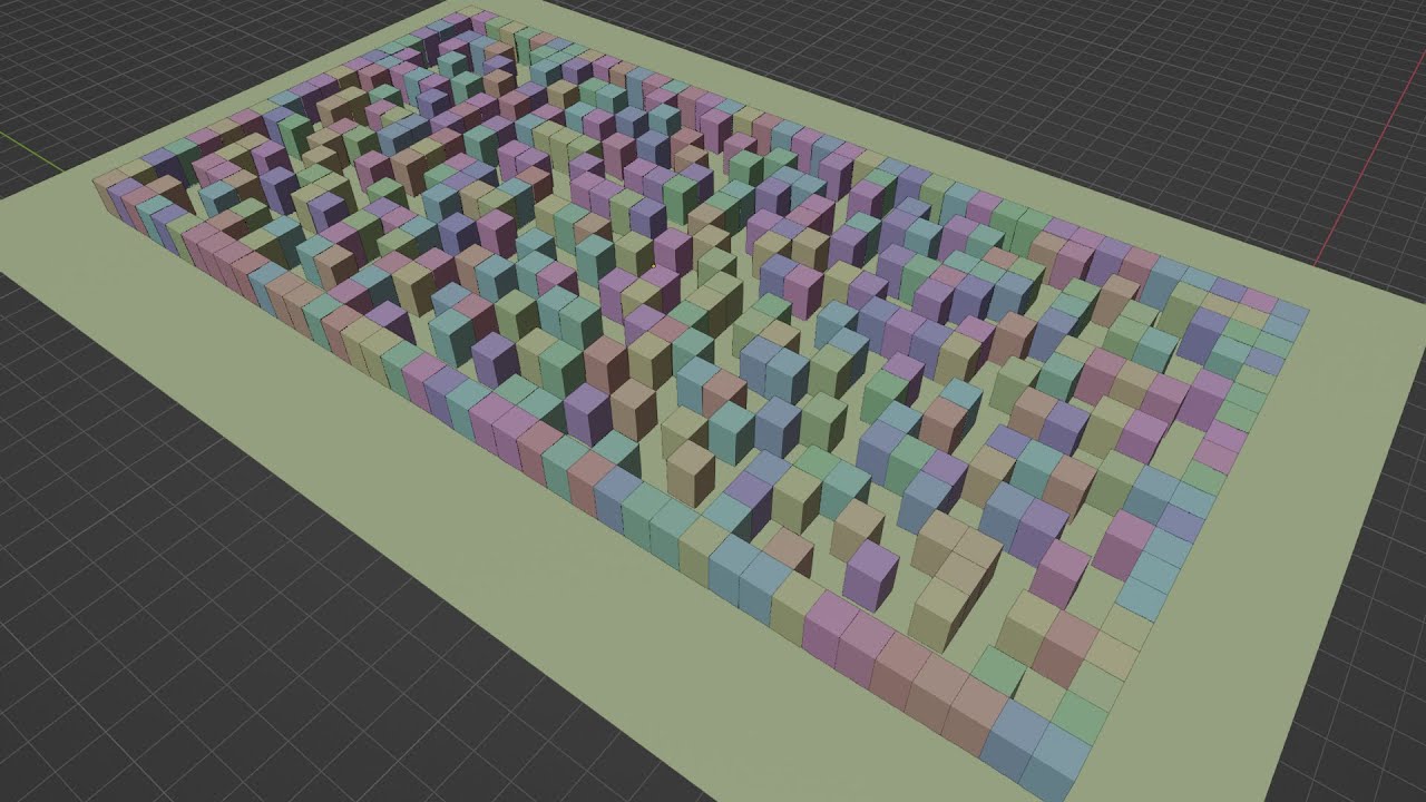 Demo Maze Generator For Blender Youtube