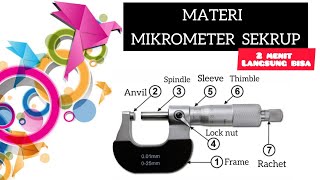 Materi Alat Ukur Mikrometer Sekrup