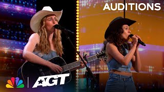 Country’s dynamic duo: Trailer Flowers shines on the AGT stage! | Auditions | AGT 2023