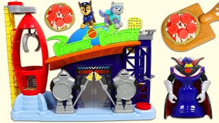 Paw Patrol Pups Visit Toy Story Pizza Planet for Play Doh Meal Time & Arcade Game for Surprise Toys!