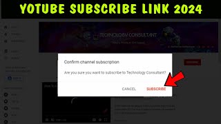 How to Make a YouTube Subscription Link for Your Youtube Channel 2024 || YouTube Auto Subscribe Link