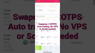 Earn 2% to 5% daily with Swapnex. Swapnex =COTPS