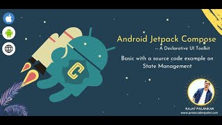 Android Kotlin Jetpack Compose tutorial with State management Increment Example