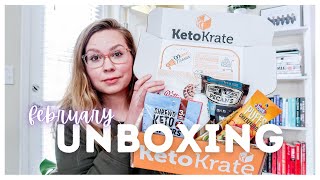 IS KETO KRATE WORTH IT? February 2021 Unboxing \u0026 Taste Test [keto + low carb subscription snack box]