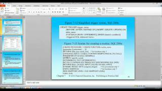 Chapter 7 - Routine/Trigger syntax