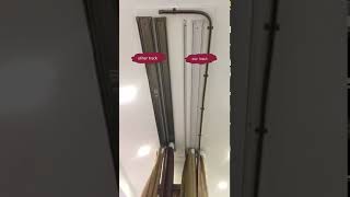 Noise contrast between Deyu aluminum alloy curtain track and other curtain track？