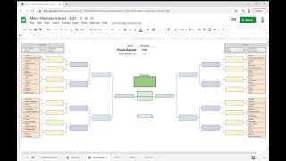 March Madness Bracket Tutorial - Google Sheets - 2021