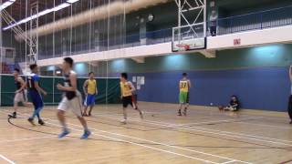 第一屆馬青籃球聯賽WEEKEND Brothers (Yellow) VS 恒生管理學院 (藍) 第三節