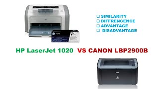 HP Laser Jet 1020  VS CANON LBP2900B