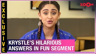 Krystle D'Souza gives HILARIOUS answers in a rapid-fire game | Quickie | Exclusive