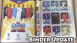 MATCH ATTAX 2022/23 Binder Update | 100 Clubs & Limited Editions | Chrome Shields & Black Edge Cards