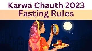 Karwa Chauth 2023 Fasting Rules: Important Dos And Don'ts For Those Keeping A Fast ! E SPIRIT WORLD