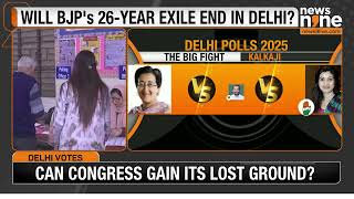 Delhi Assembly Elections 2025: High-Stakes Battle Underway | BJP | Congress | AAP | News9