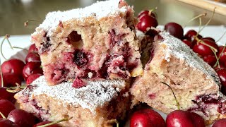 Cherry Cake - Easier than Cherry Pie